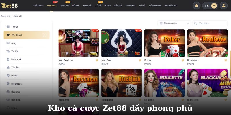 nhà cái Zet88